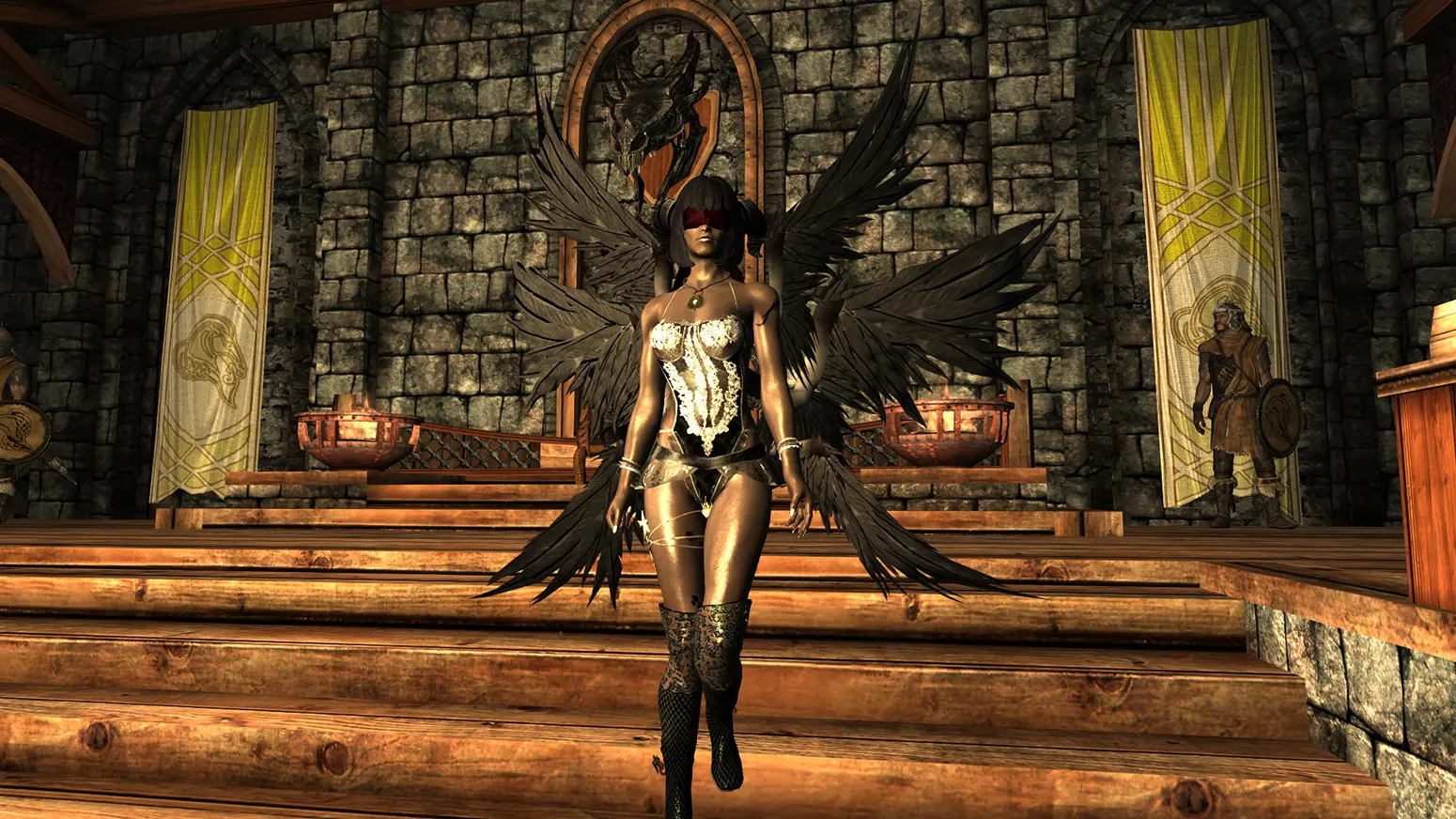 skyrim angel wings mod