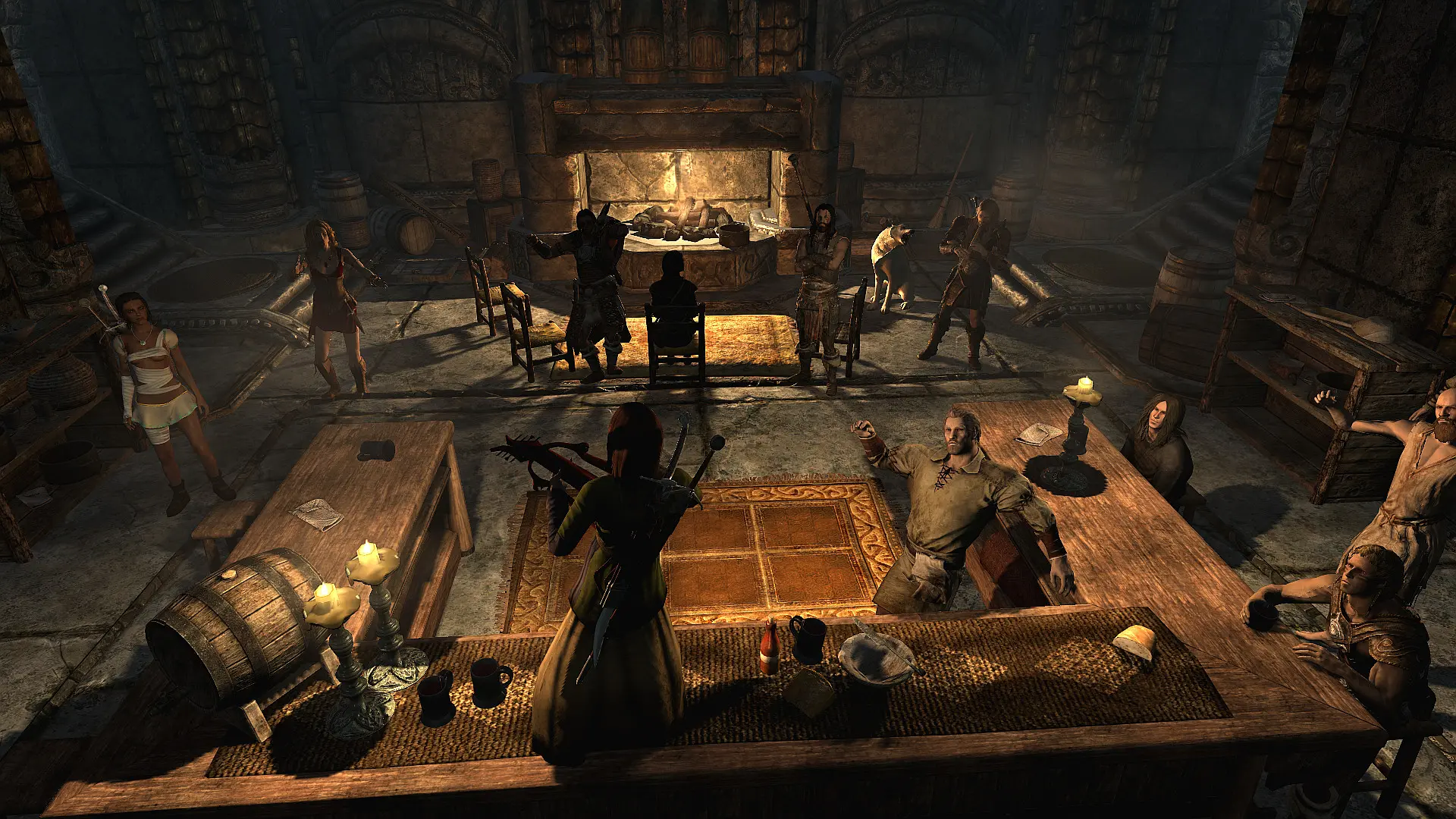 Lizzy playing at the silver blood inn at Skyrim Nexus - Mods and Community