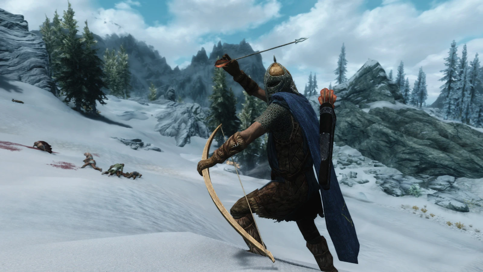 Arcanum skyrim. Skyrim лучница. Skyrim Art. Skyrim Archer Art.