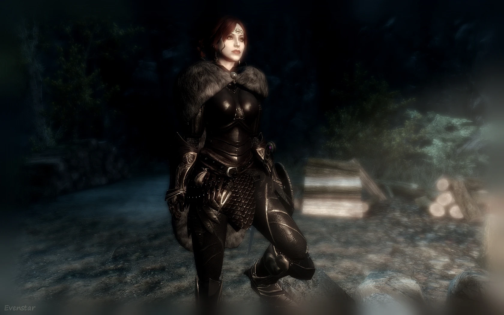 Lyssa - Dark Elven Armor.