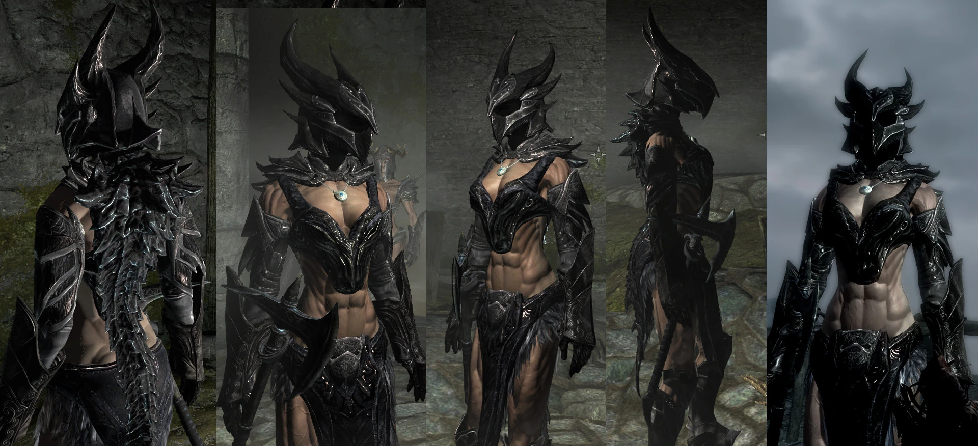Daedric Slash Ebony Armor At Skyrim Nexus Mods And Community nude pic, sex ...