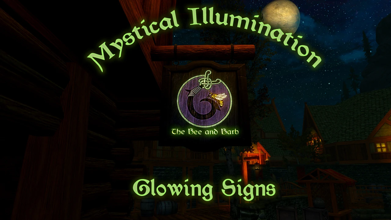 Re-Introducing Mystical Illumination - Glowing Signs at Skyrim Nexus ...