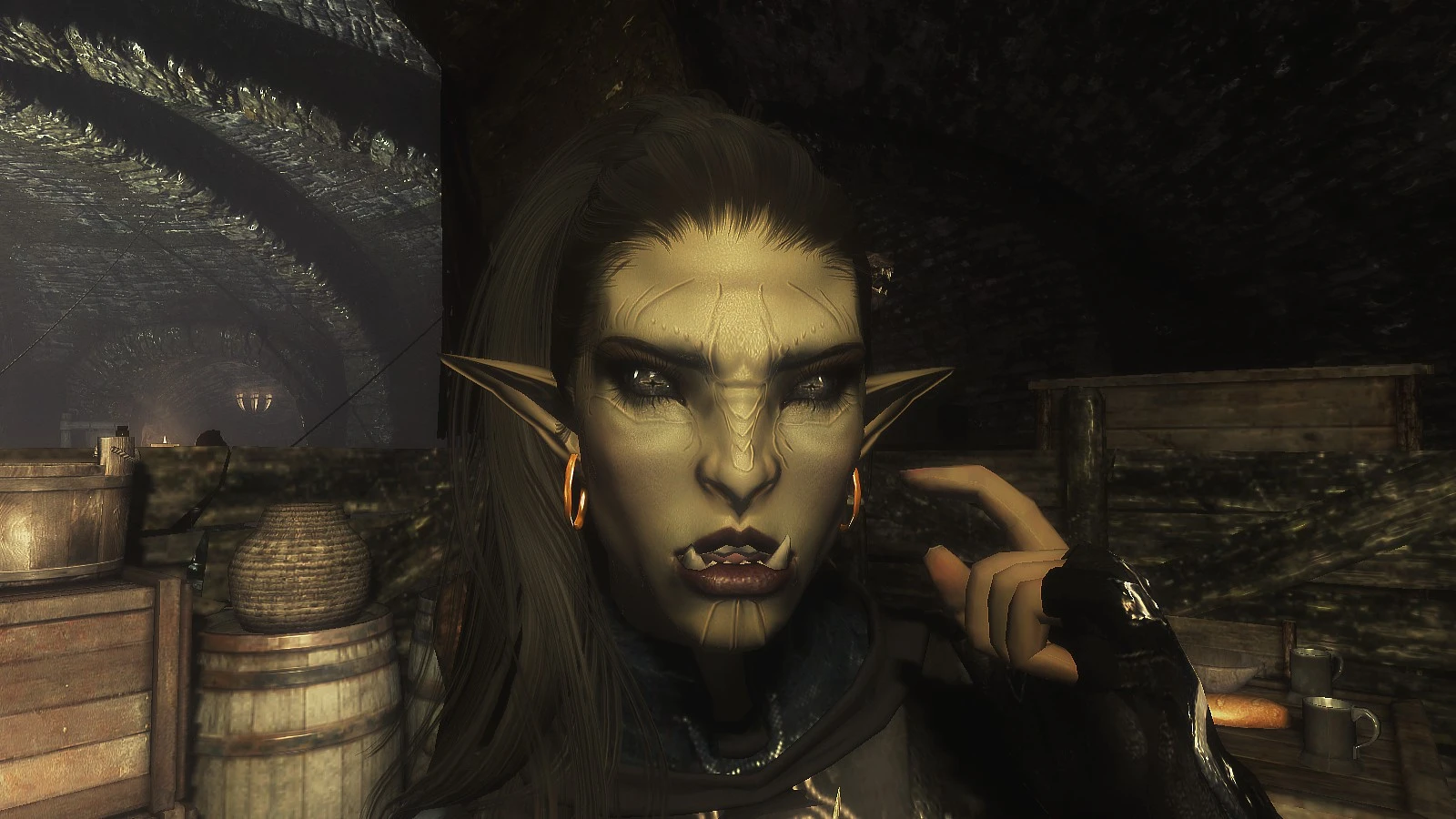 Aroo With Fgems Female Orc Texture At Skyrim Nexus Mods And Community