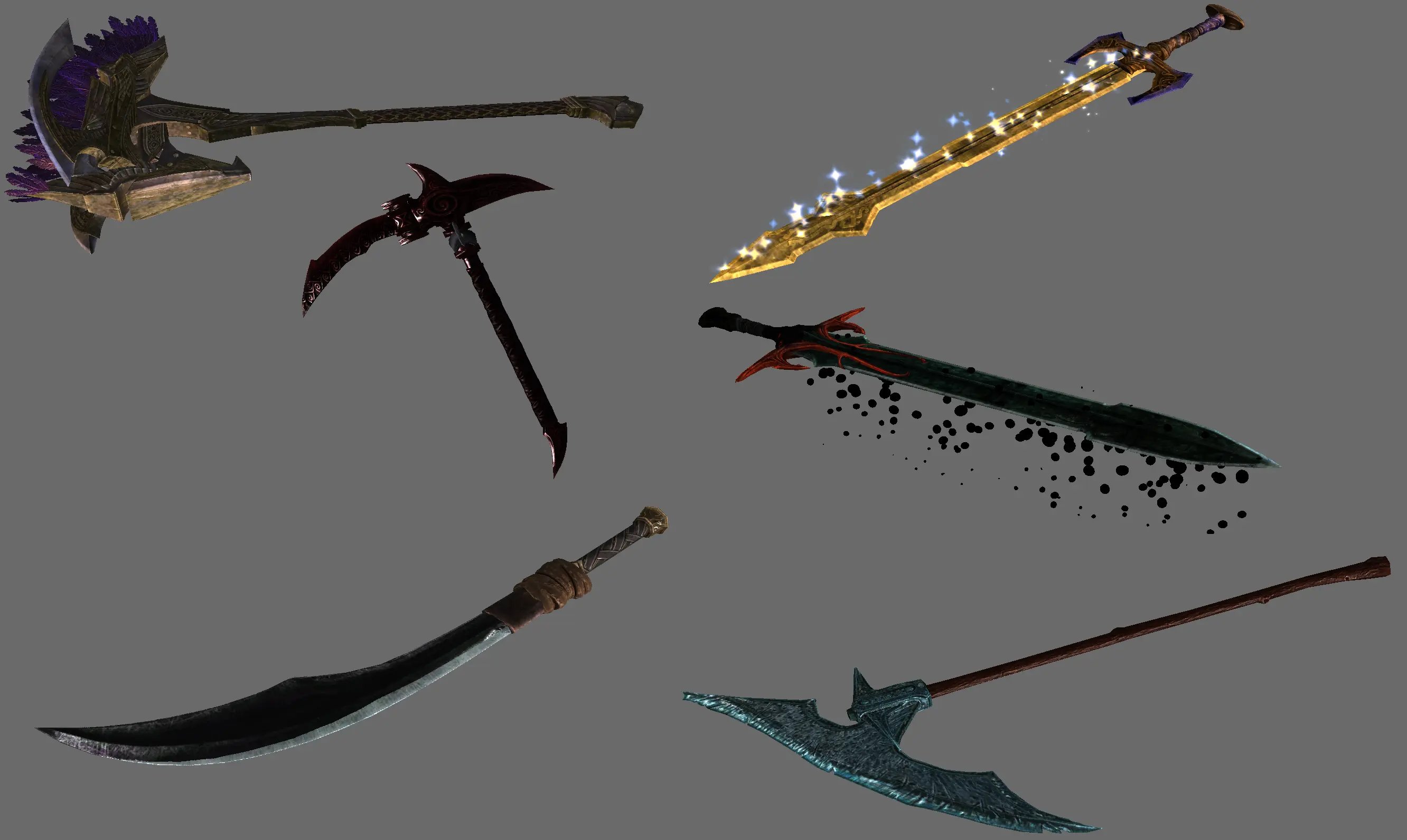 unique weapons skyrim mod