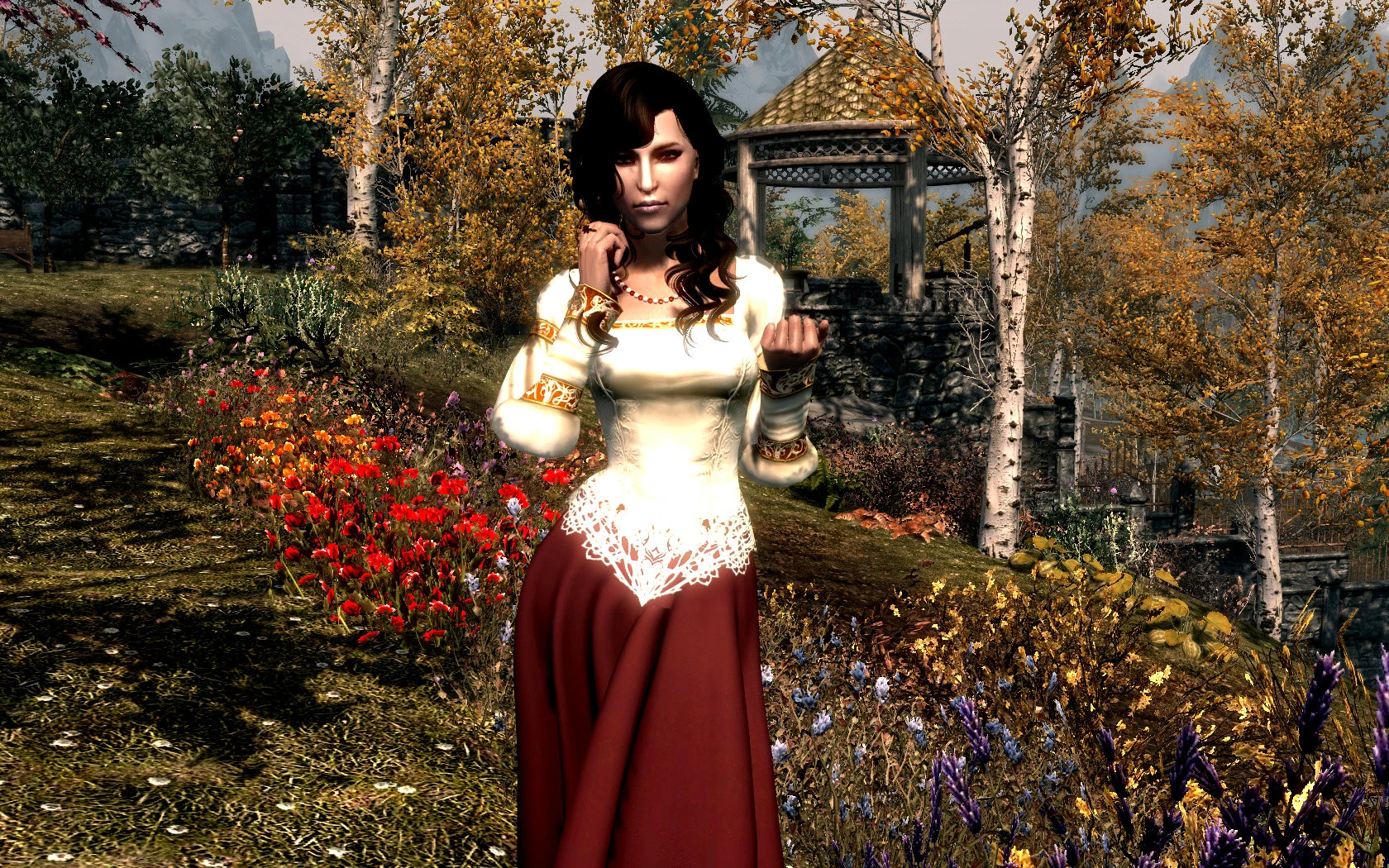 Noble Wedding Dress by Urshi at Skyrim Nexus - Mods and Community