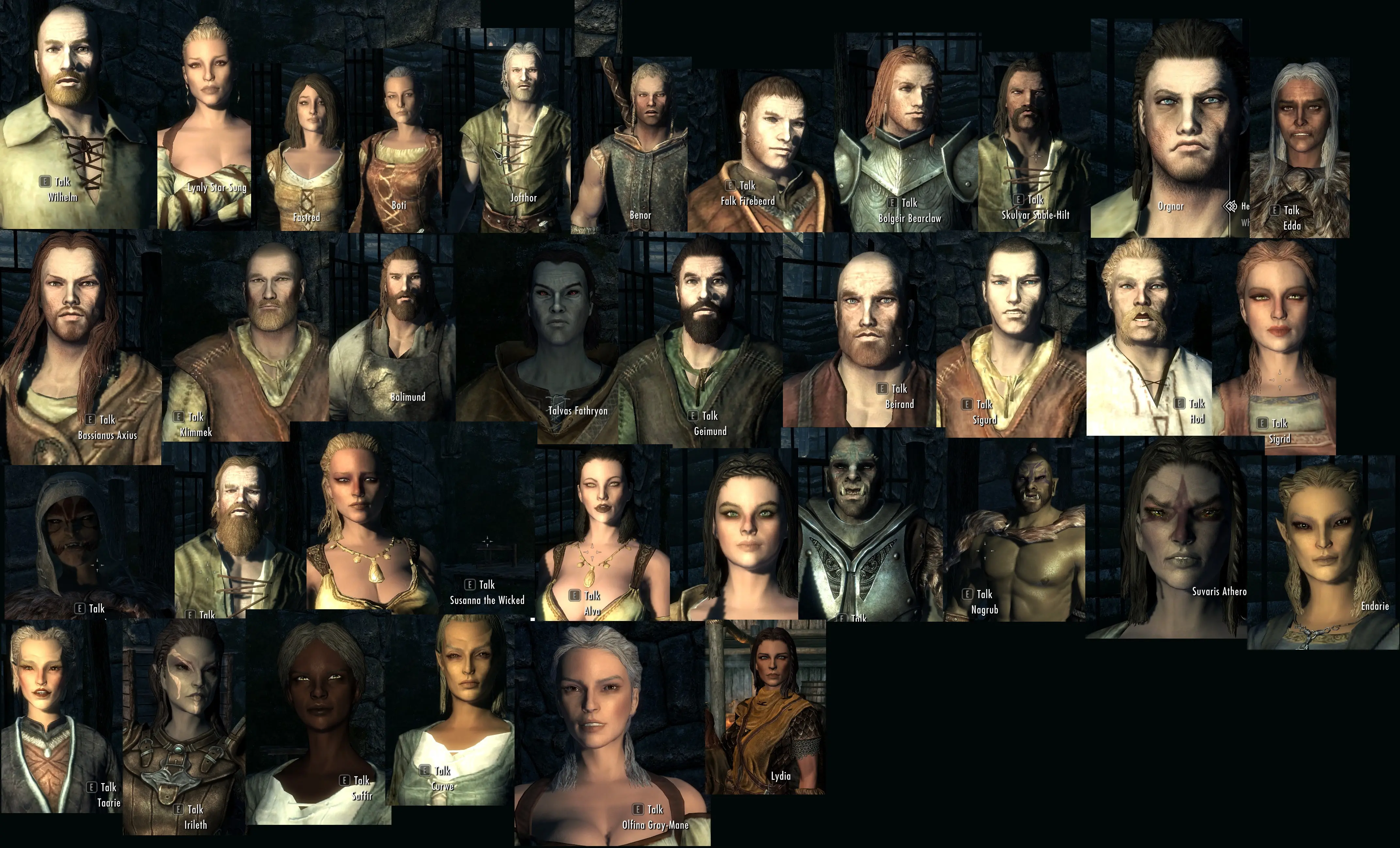 how to change npc hair skyrim sse