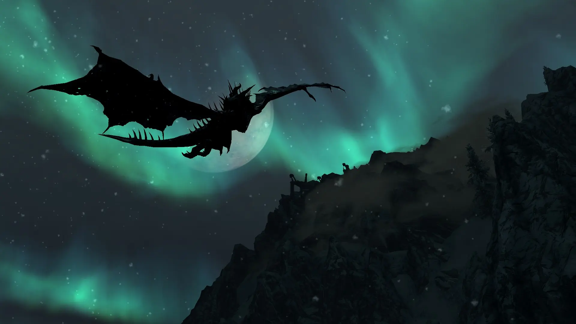 Dragon In The Sky At Skyrim Nexus - Mods And Community