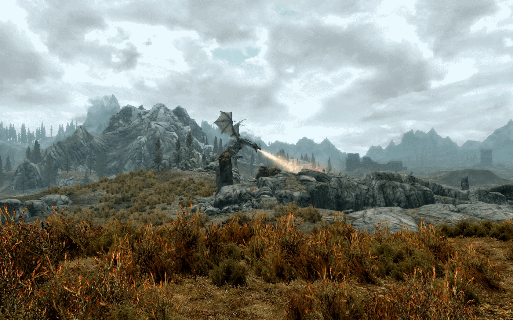 Dragon vs Mammoth at Skyrim Nexus - Mods and Community