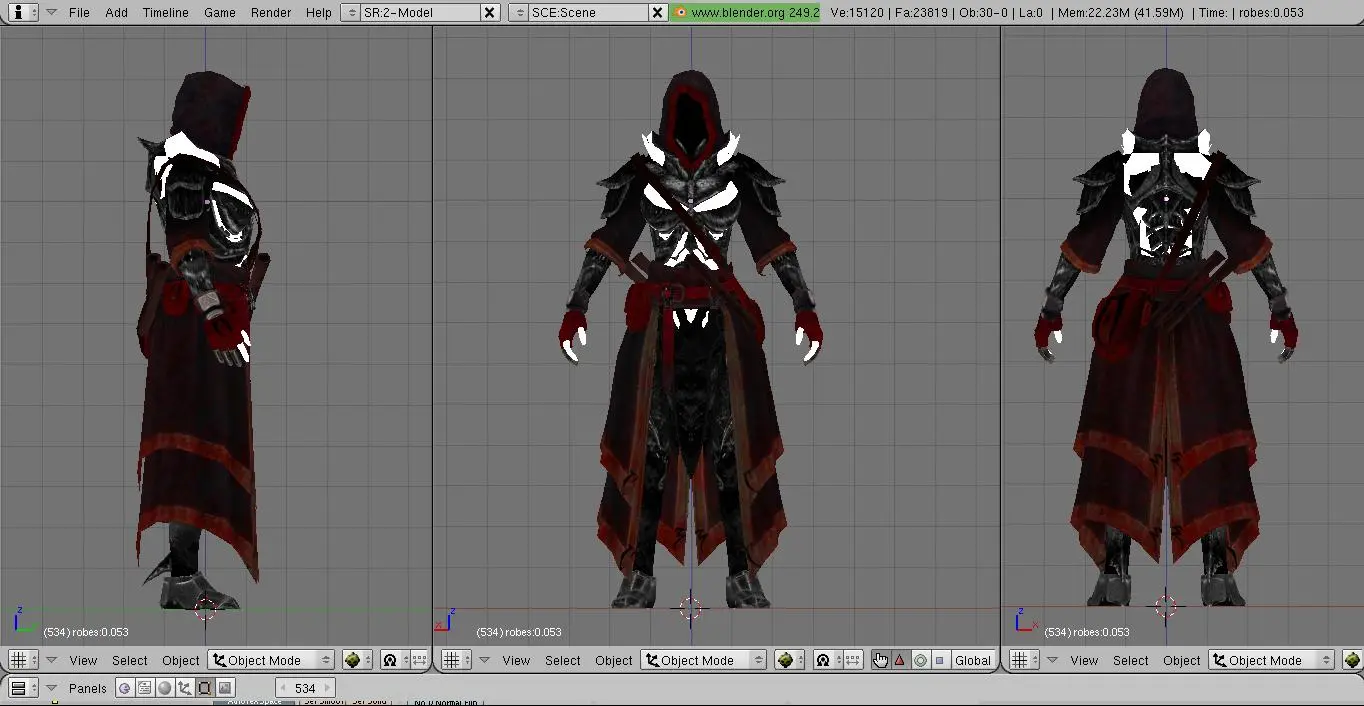 Daedric Mage Armor Female Retexture-WIP at Skyrim Nexus - Mods and ...