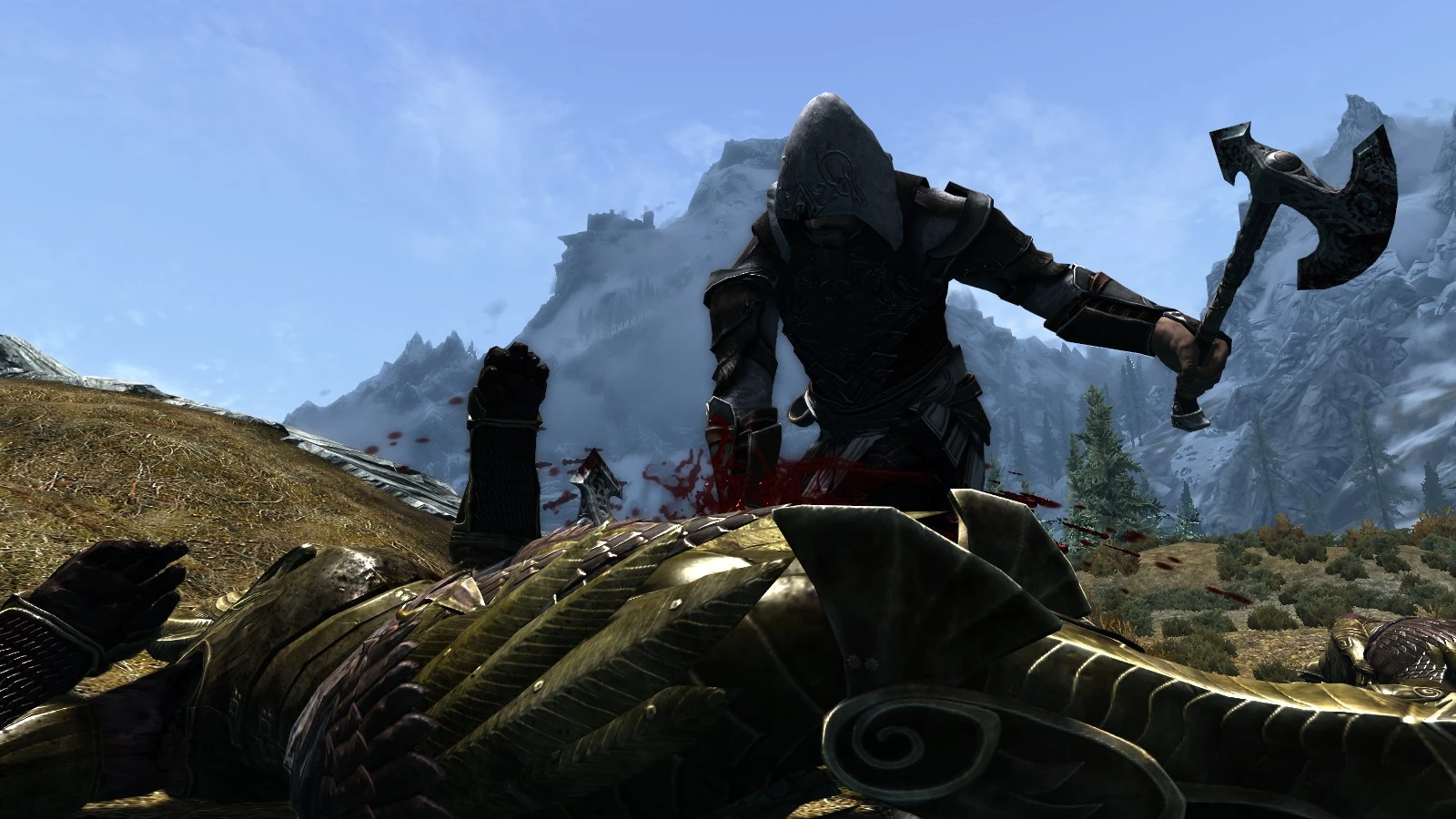 Finishing a Thalmor at Skyrim Nexus - Mods and Community