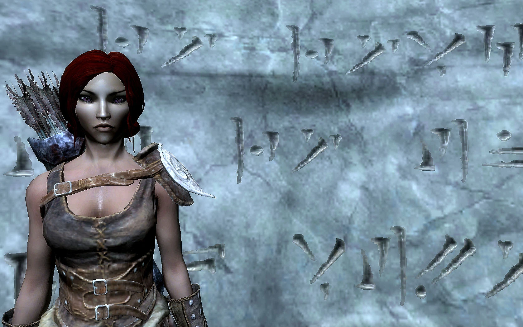 That graffiti was already there when I arrived at Skyrim Nexus - Mods ...