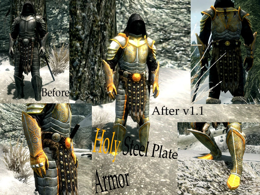 Turbulence Really clarity Holly Steel Plate Armor V1_1 at Skyrim Nexus - Mods and Community