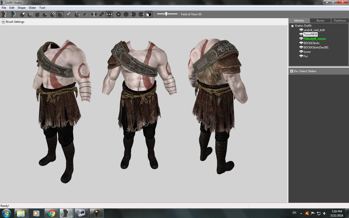 Kratos New Armour Work In Progress At Skyrim Nexus Mods And Community 7908