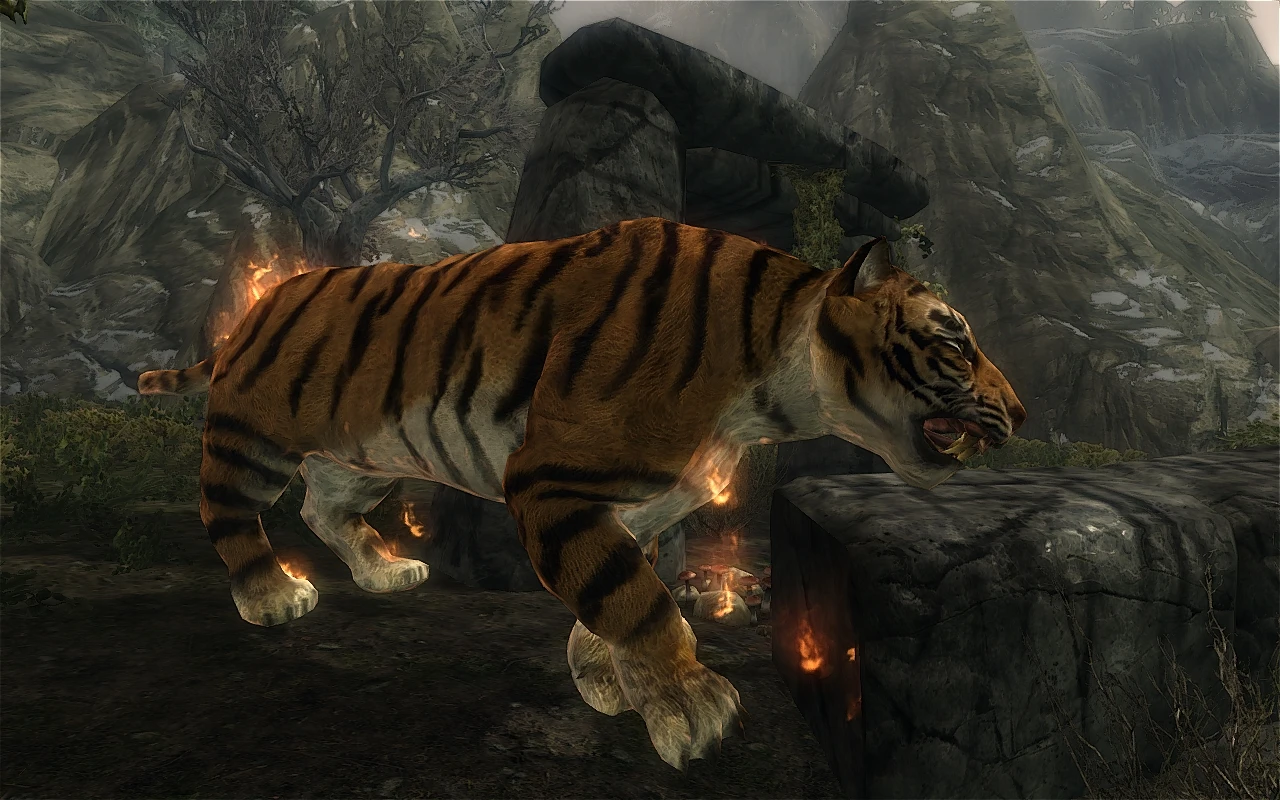 Real life like Tiger at Skyrim Nexus - mods and community