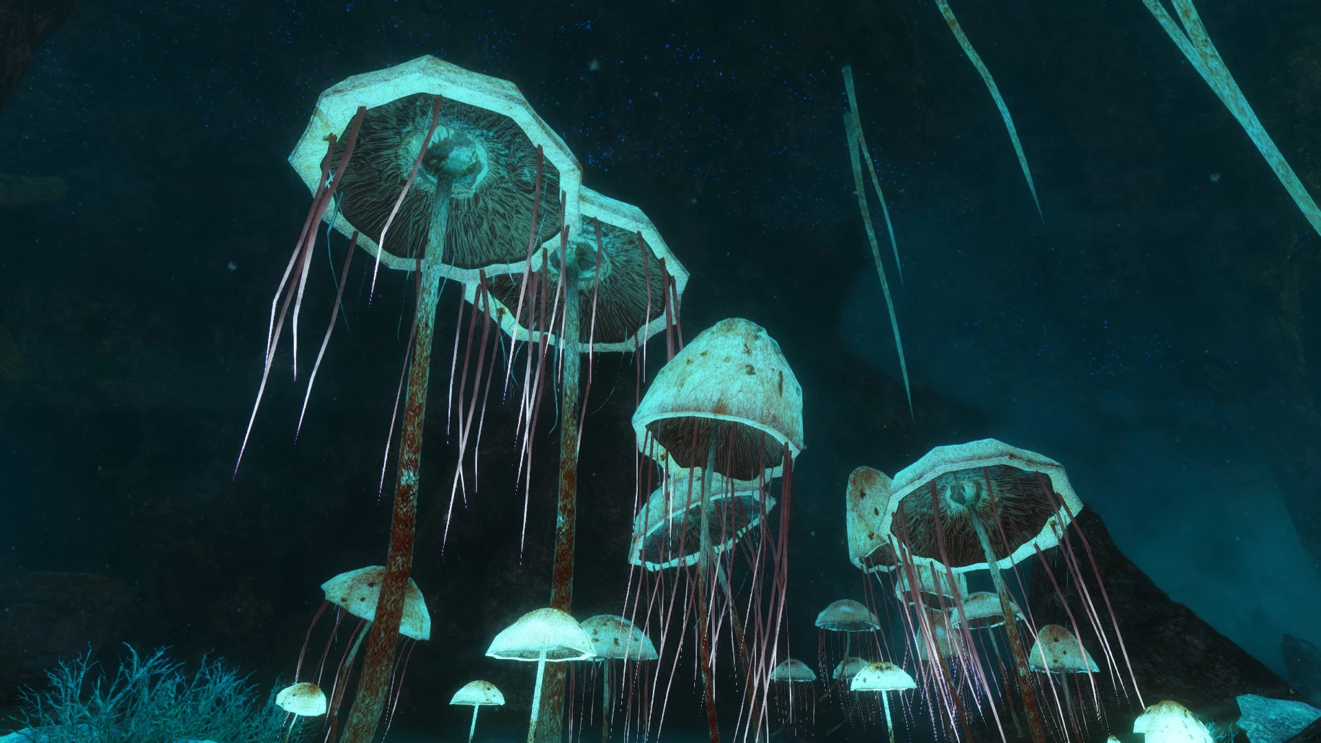 blackreach mushrooms HD at Skyrim Nexus - Mods and Community