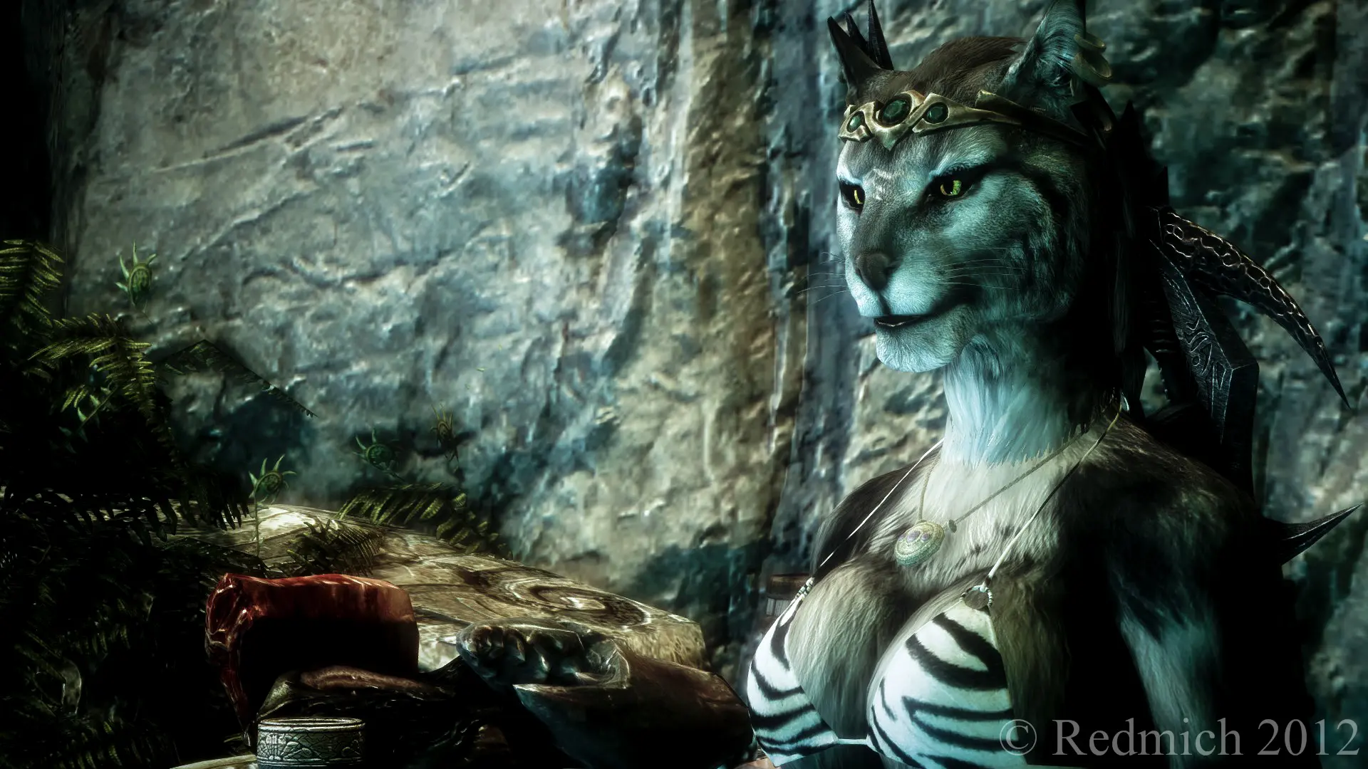 khajiit hair mod skyrim