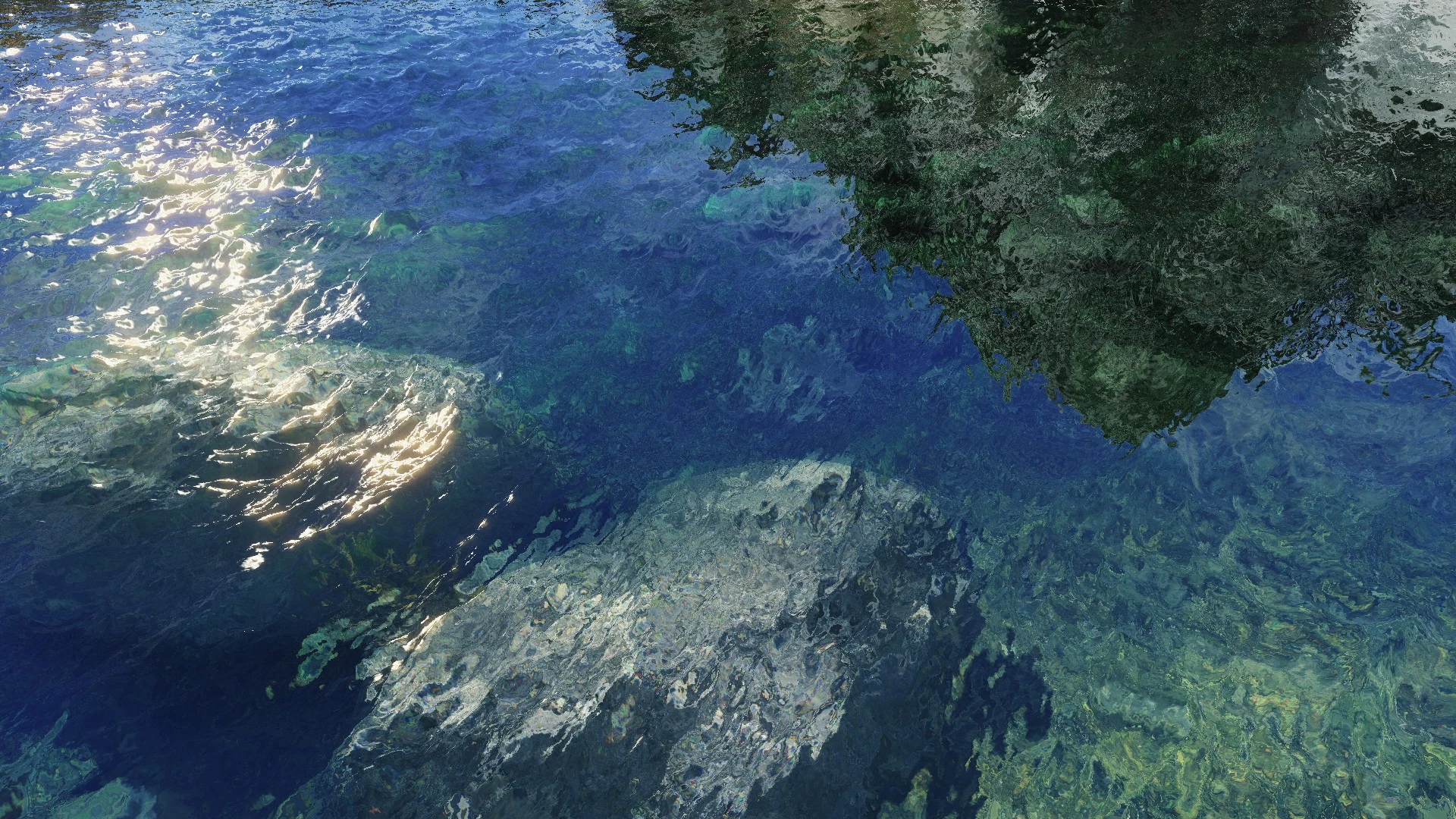 Skyrim se water. ENB только вода. Pure Waters скайрим. Остров Эдж.