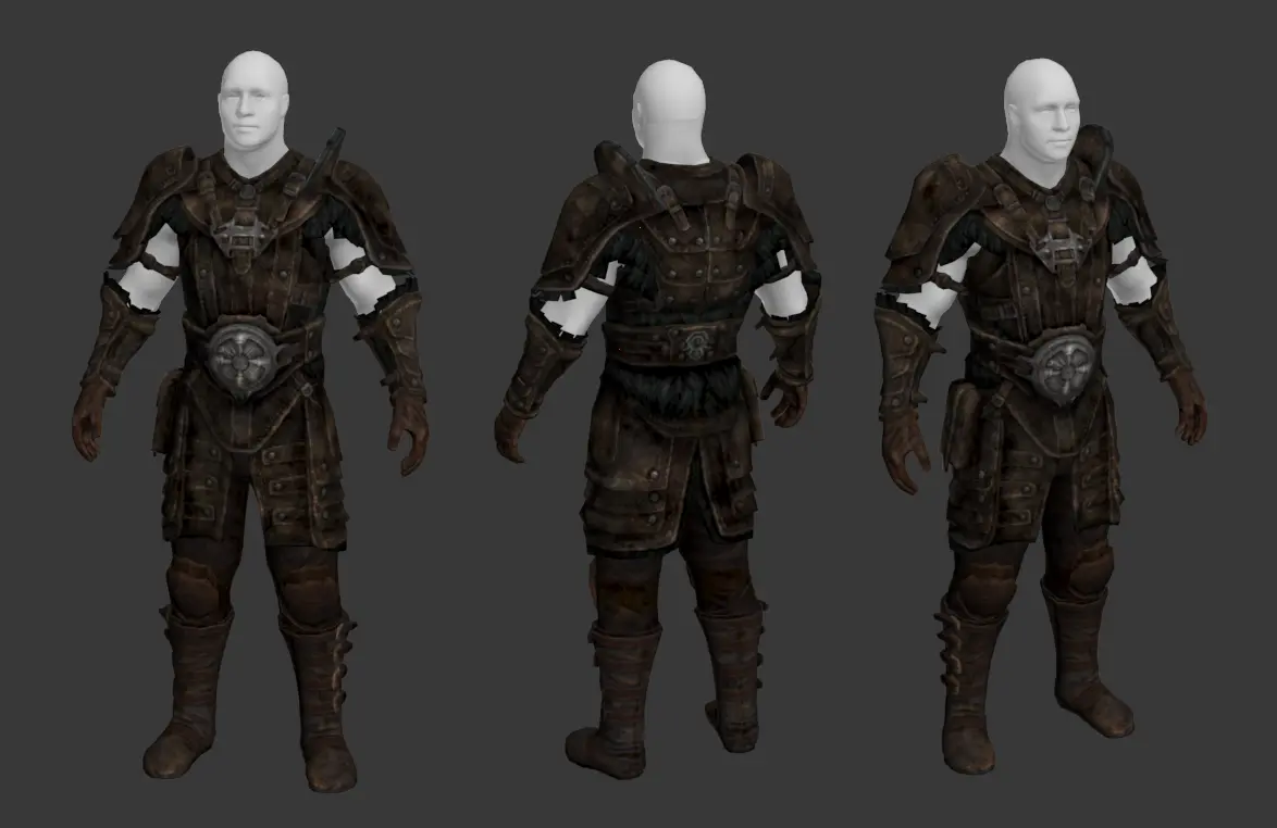 Skyrim Hide Armor Replacer