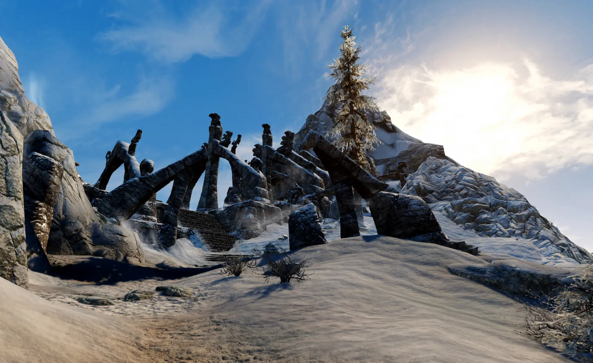 Scenery Of Skyrim Bleak Falls Barrow At Skyrim Nexus Mods And Community   2782784 1439918826 