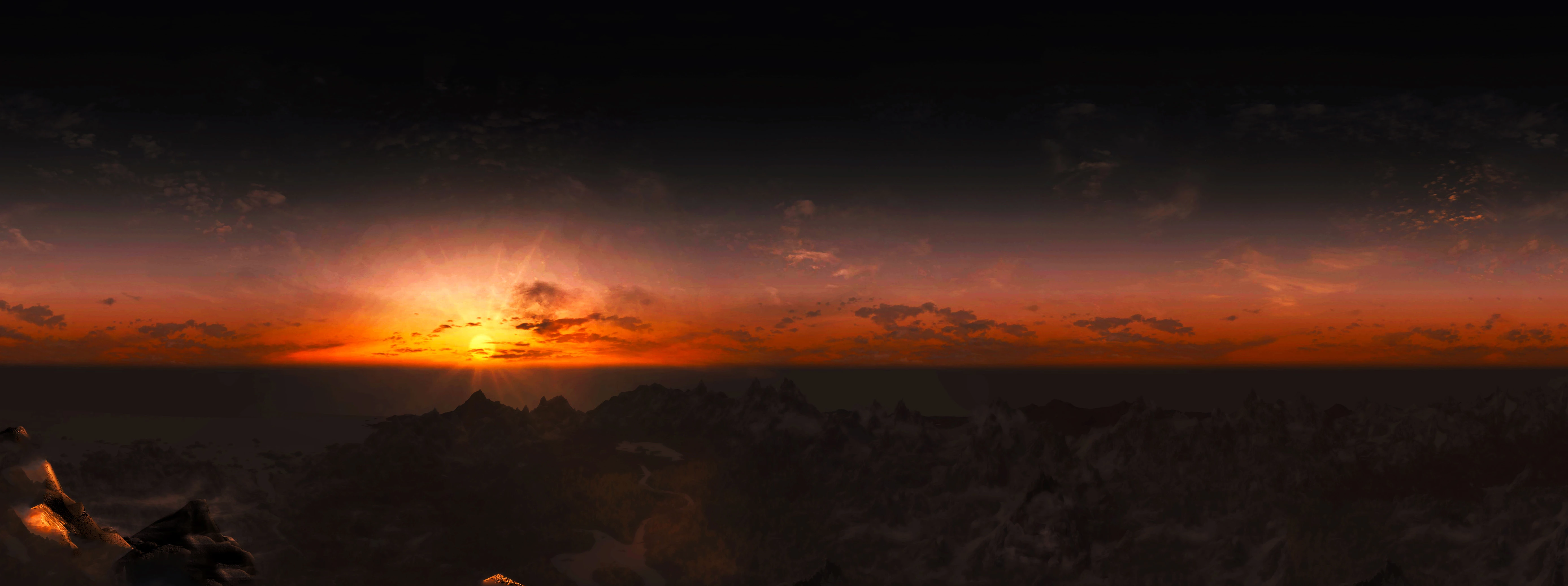 sunrise panorama video sunrise panorama video