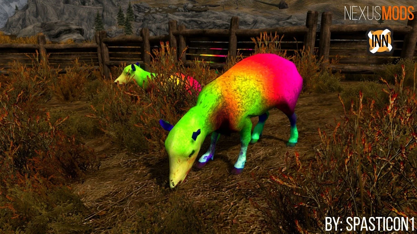 NexusMods Inn - Rainbow Flock Reveal - Part One - Rainbow Sheep NexusMods Inn - Rainbow Flock Reveal - Part One - Rainbow Sheep