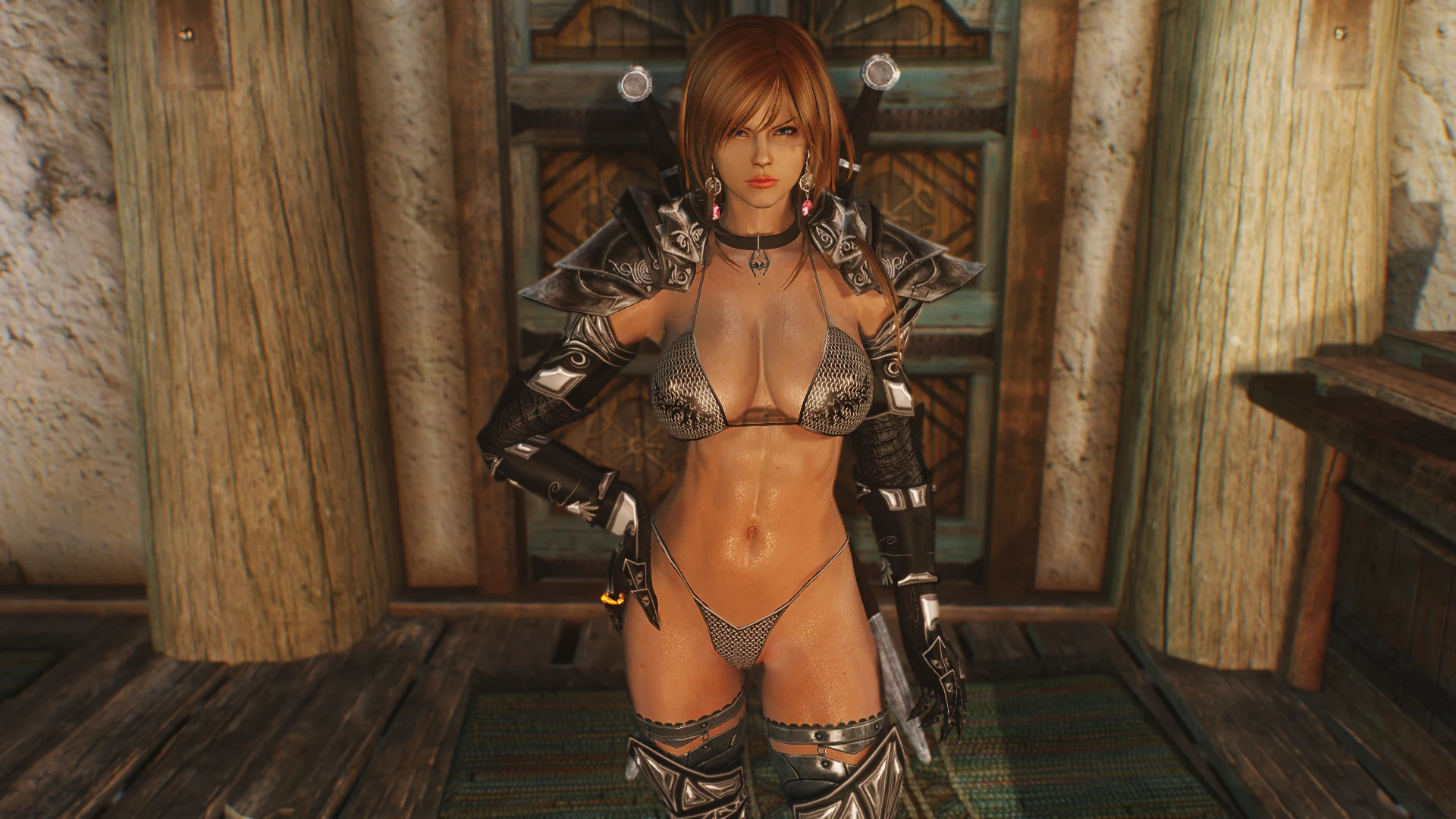 but the armor seems to me like some variant of the Sexy Ebony Armor