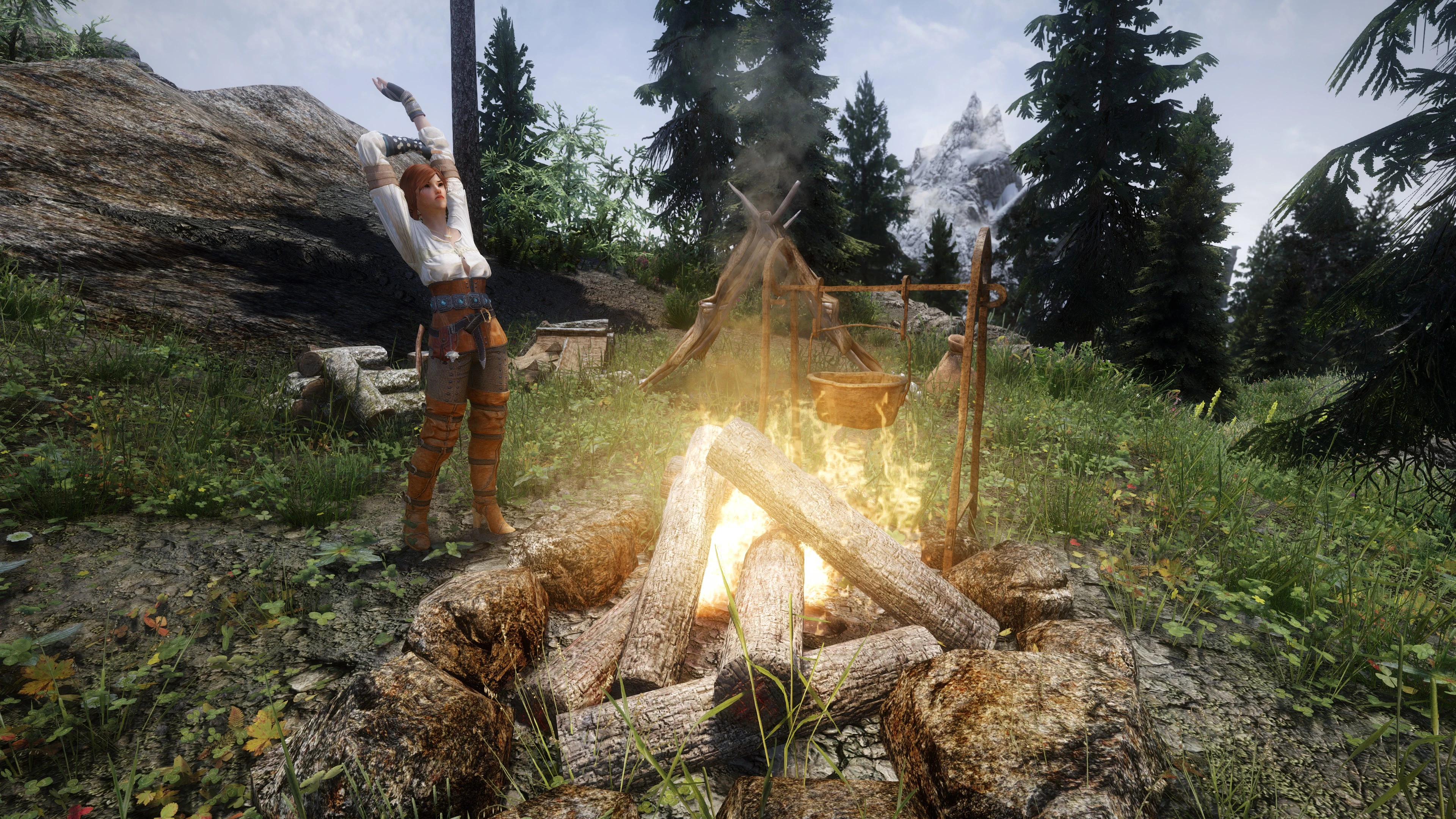 Morning Stretch at Skyrim Nexus - Mods and Community