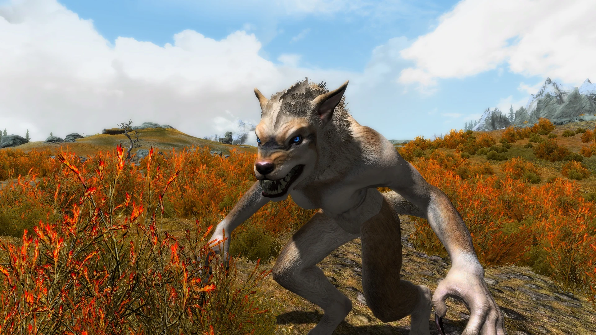 skyrim werewolf armor mod