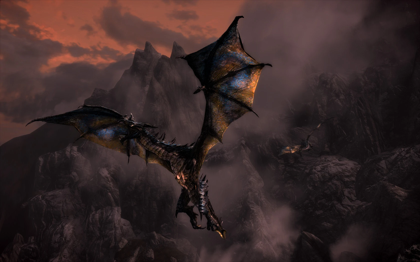 Dragon in the sky 2 at Skyrim Nexus - Mods and Community