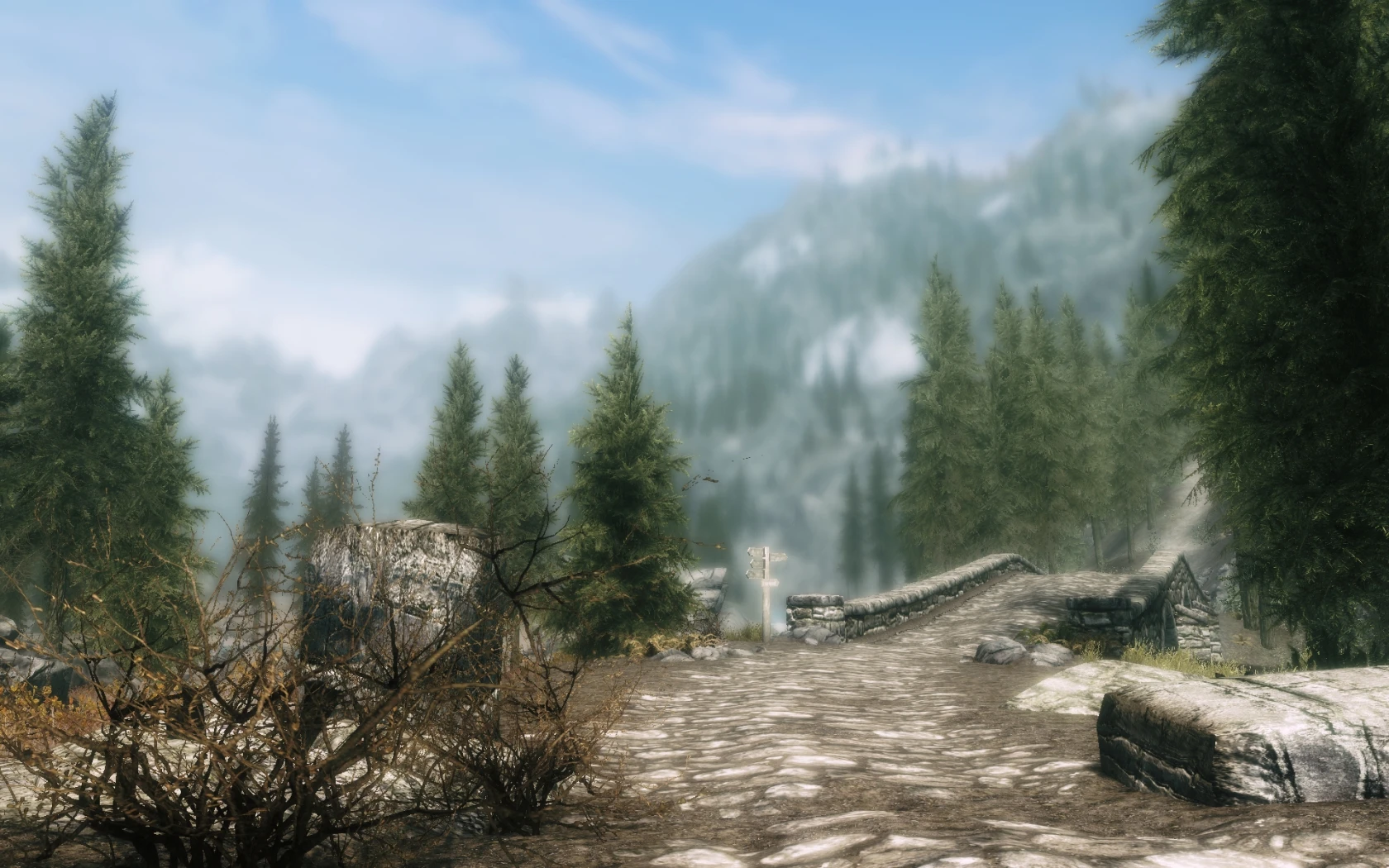 Skyrim глубина изображения