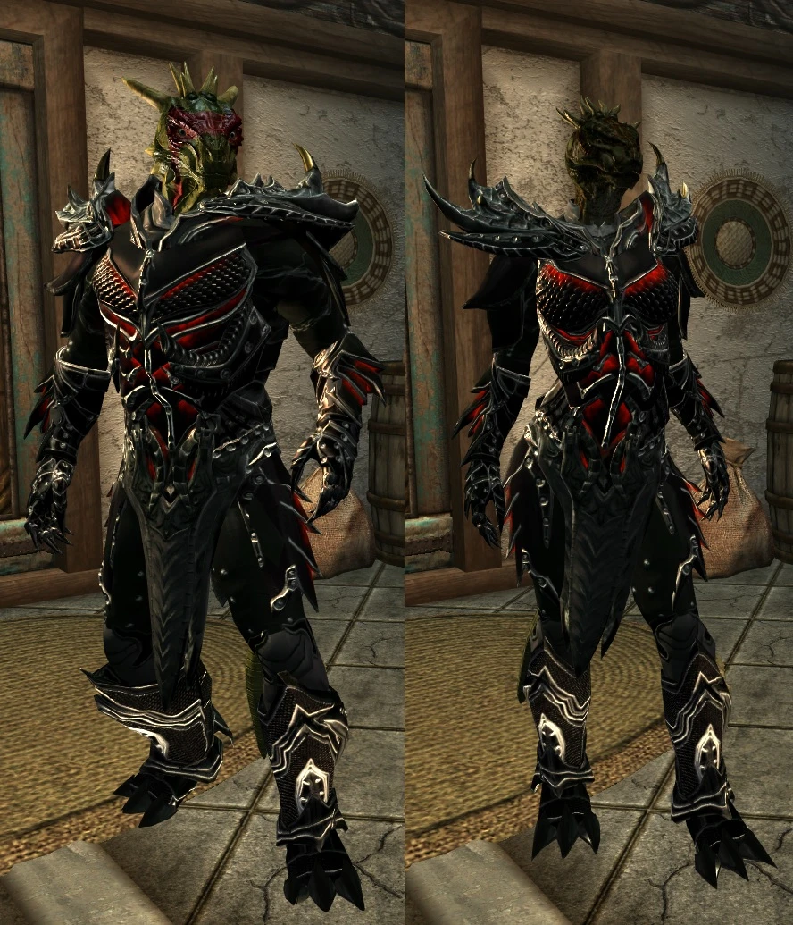 skyrim female daedric armor mods