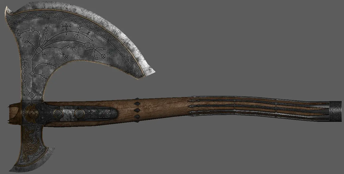 Leviathan Axe Wip 7 Axe Lvl 3 At Skyrim Nexus Mods And Community