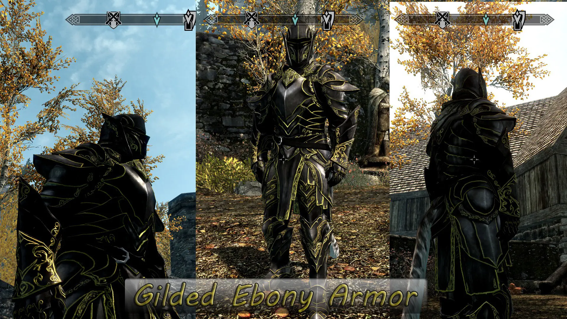 Gilded Ebony Armor at Skyrim Nexus - Mods and Community