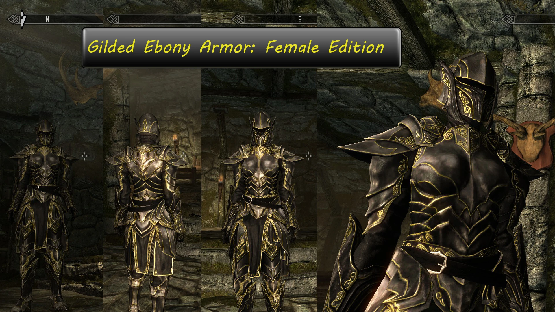 Ebony armour skyrim level 1