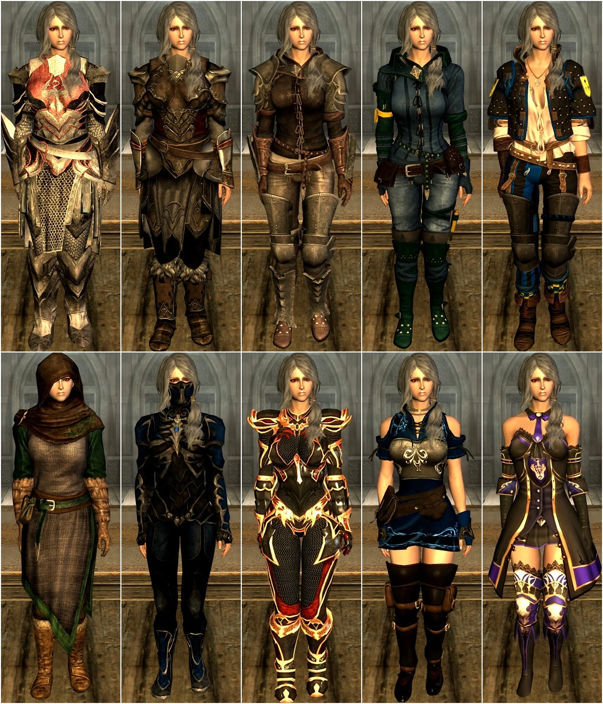 skyrim special edition female armor mods