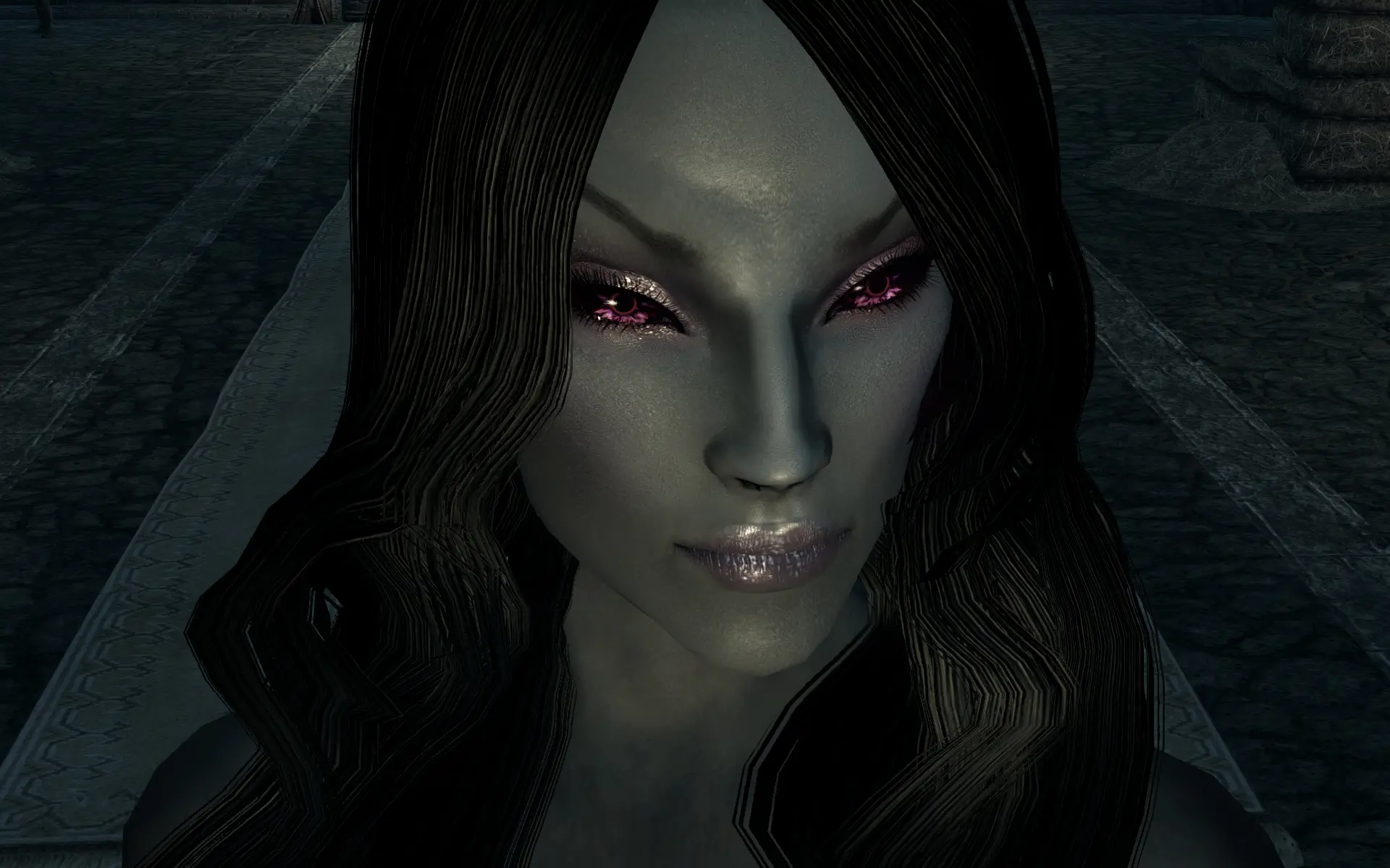 Beautiful Female Dark Elf Skyrim