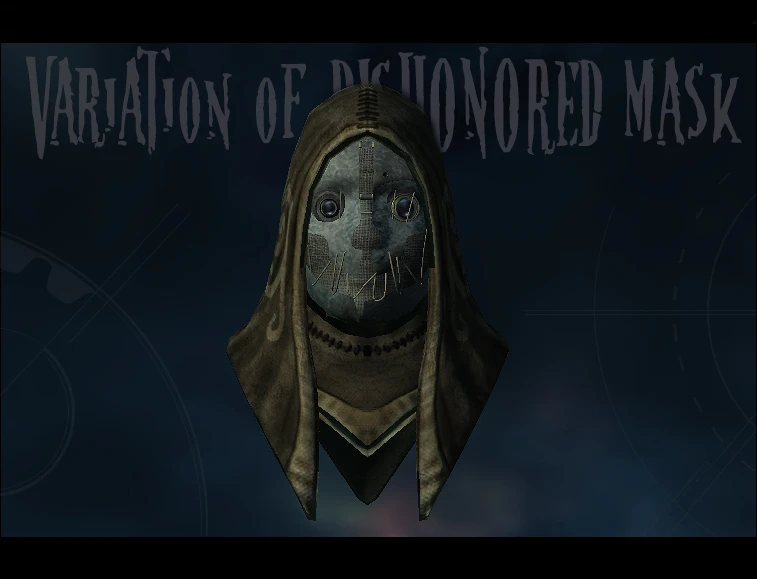 Skyrim маска из dishonored