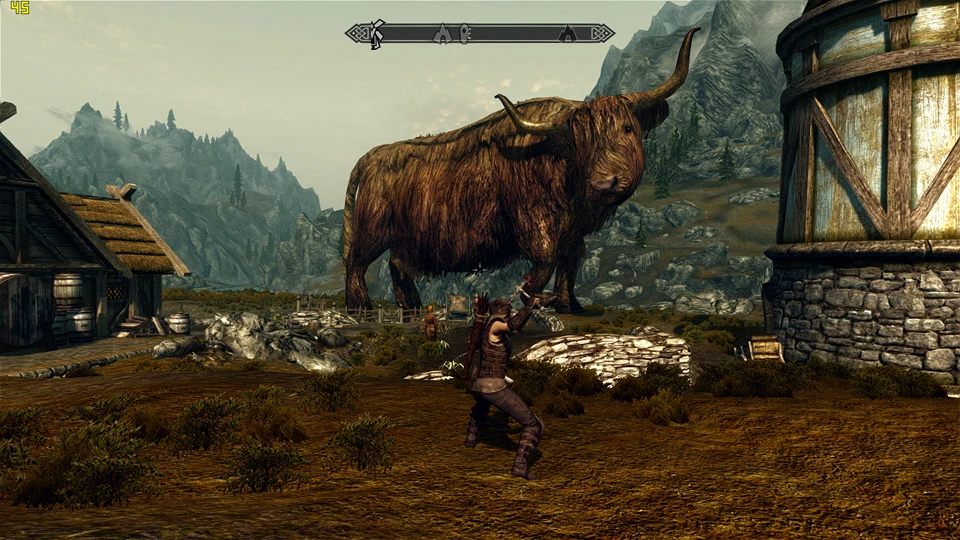 Skyrim being a cow прохождение