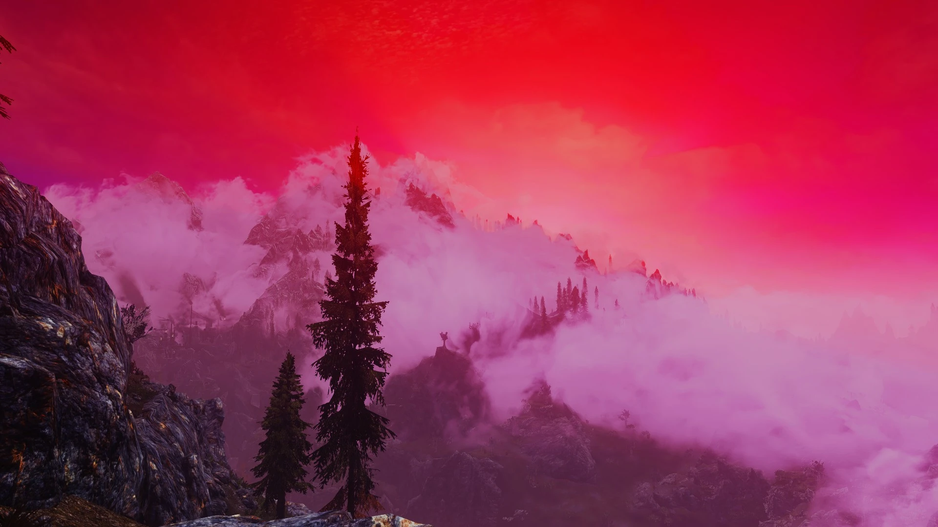 Sky view from Dunpar Wall at Skyrim Nexus - Mods and Community