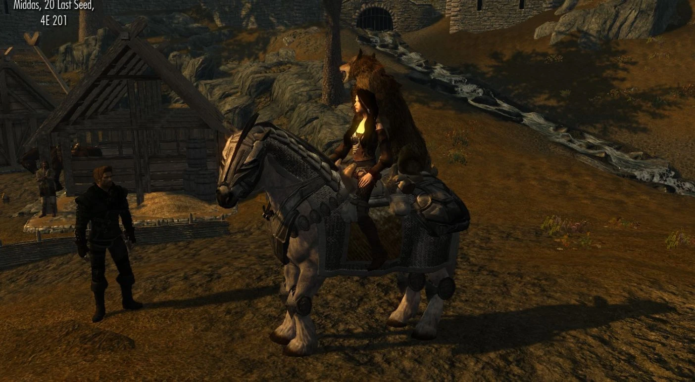 skyrim follower ride horse with you