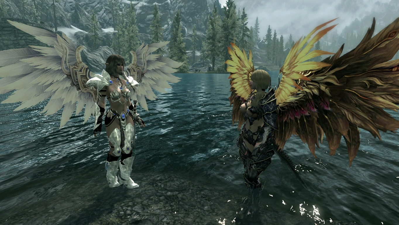 skyrim angel wing mod