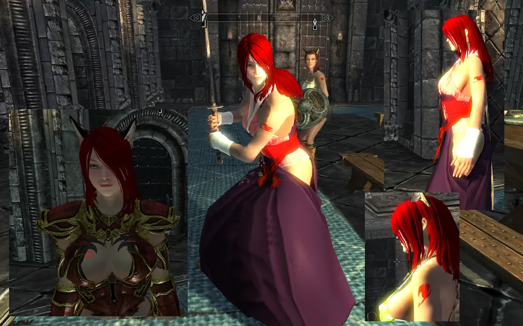 Erza Scarlet - Fairy Tail v2 at Skyrim Nexus - Mods and Community