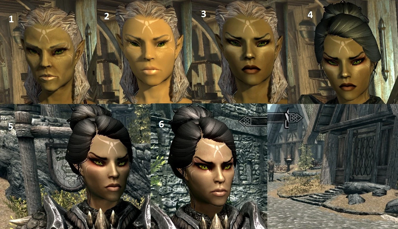 best hair and face mods skyrim