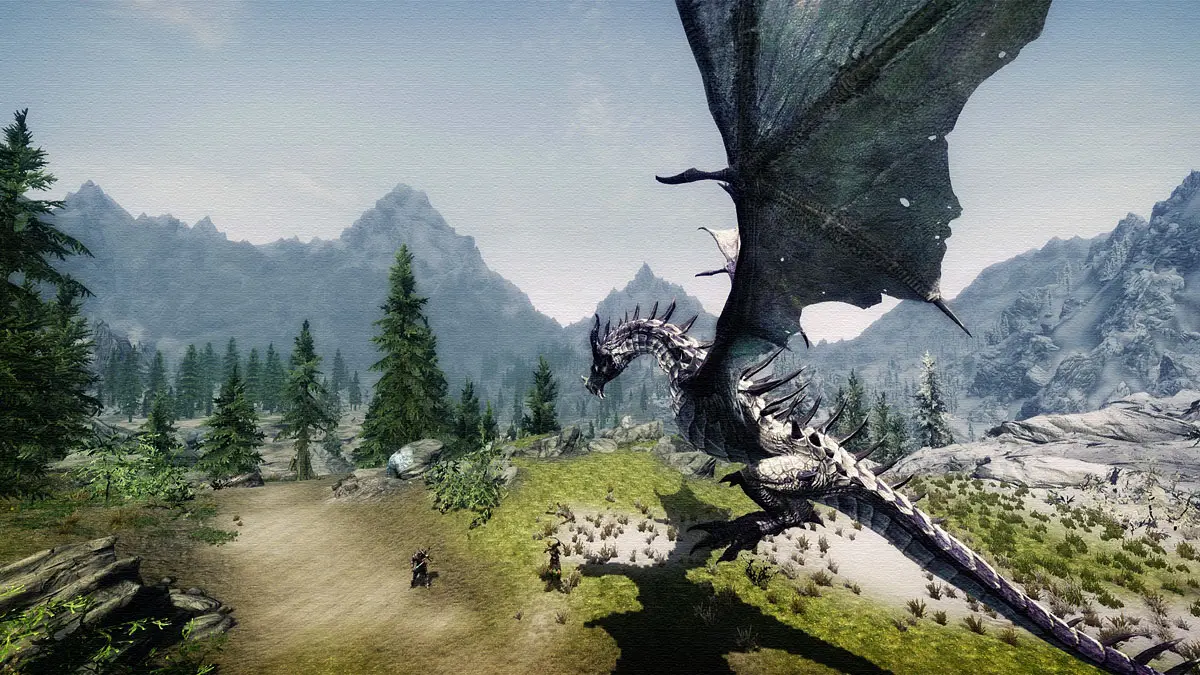 Dragon Painting at Skyrim Nexus - Mods and Community