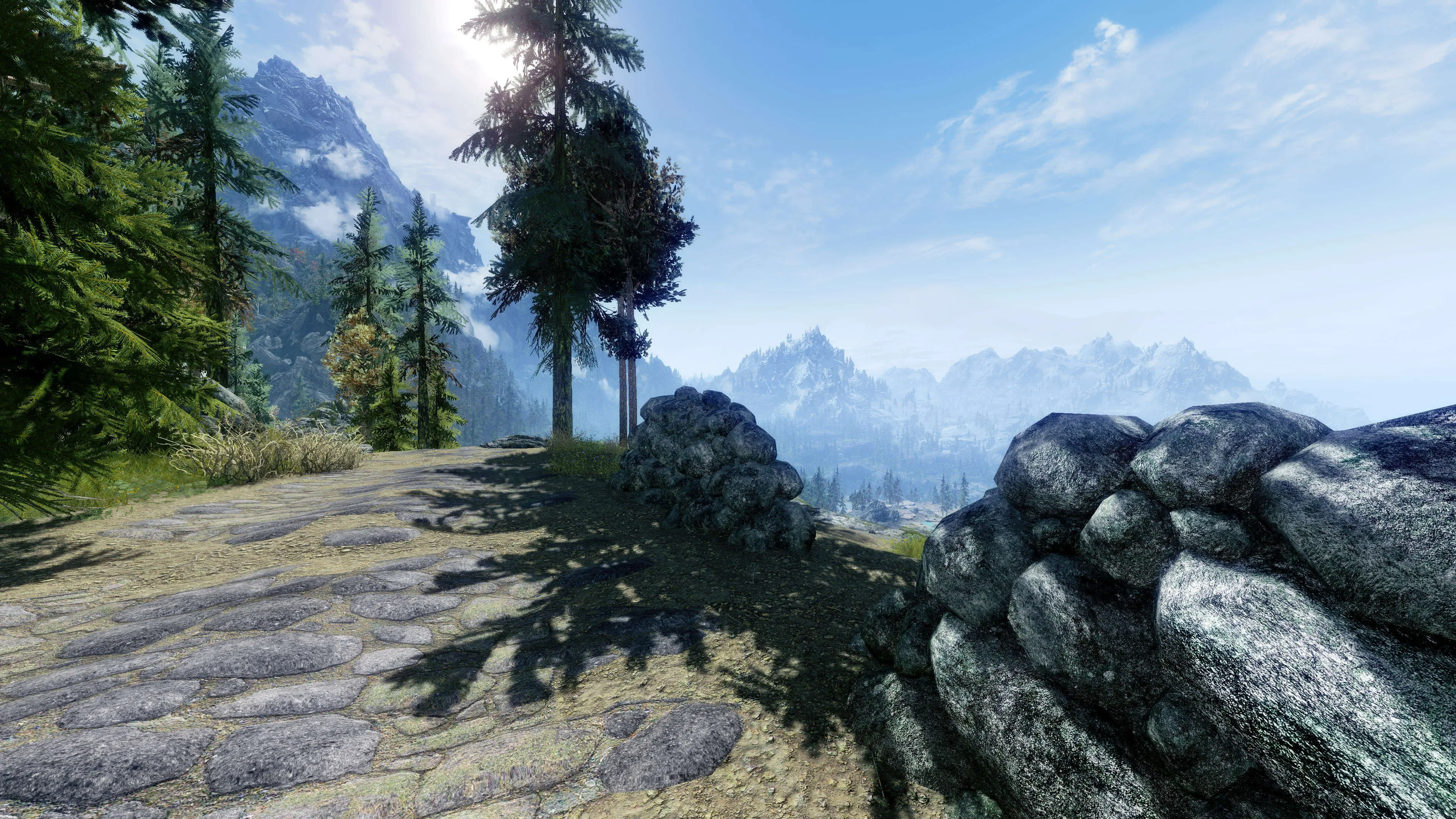 4k along the road at Skyrim Nexus - Mods and Community