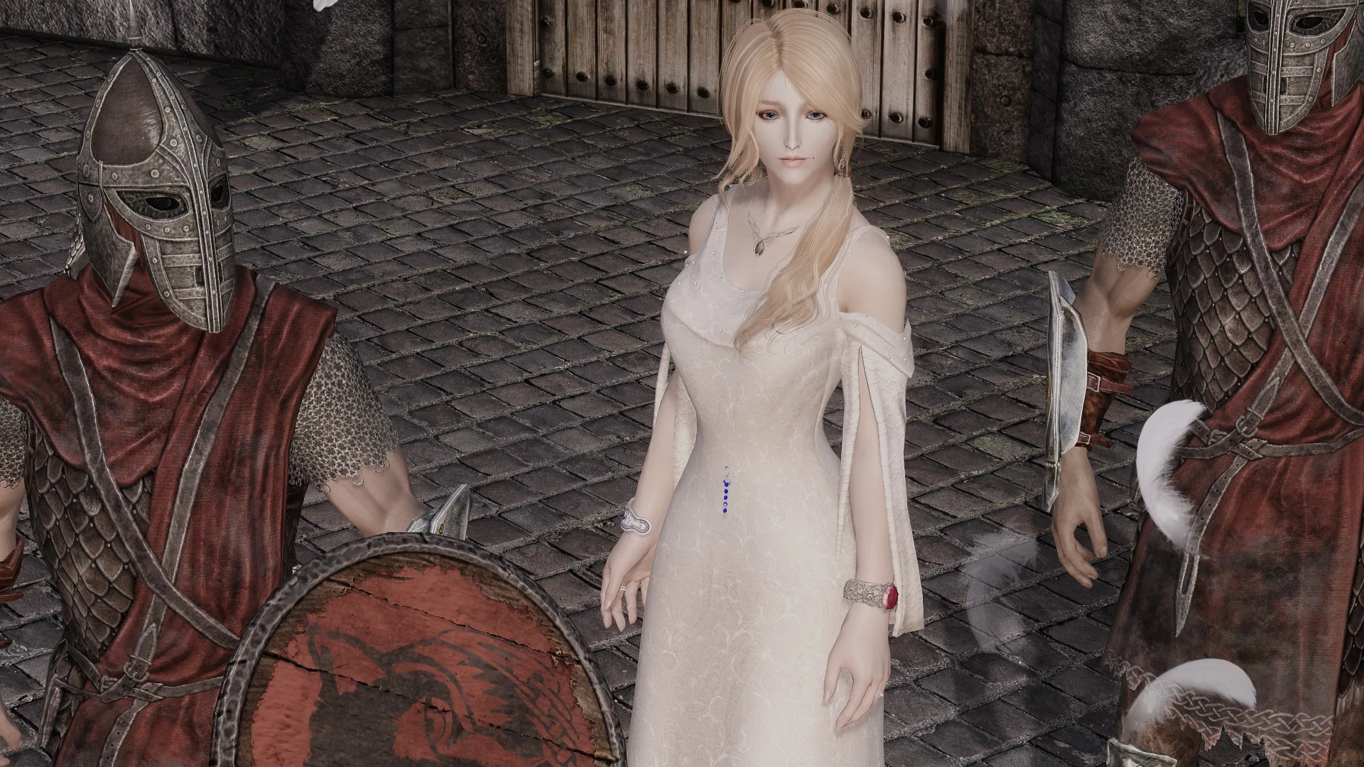 Skyrim lusia-63 Standalone White Elven Dresses.