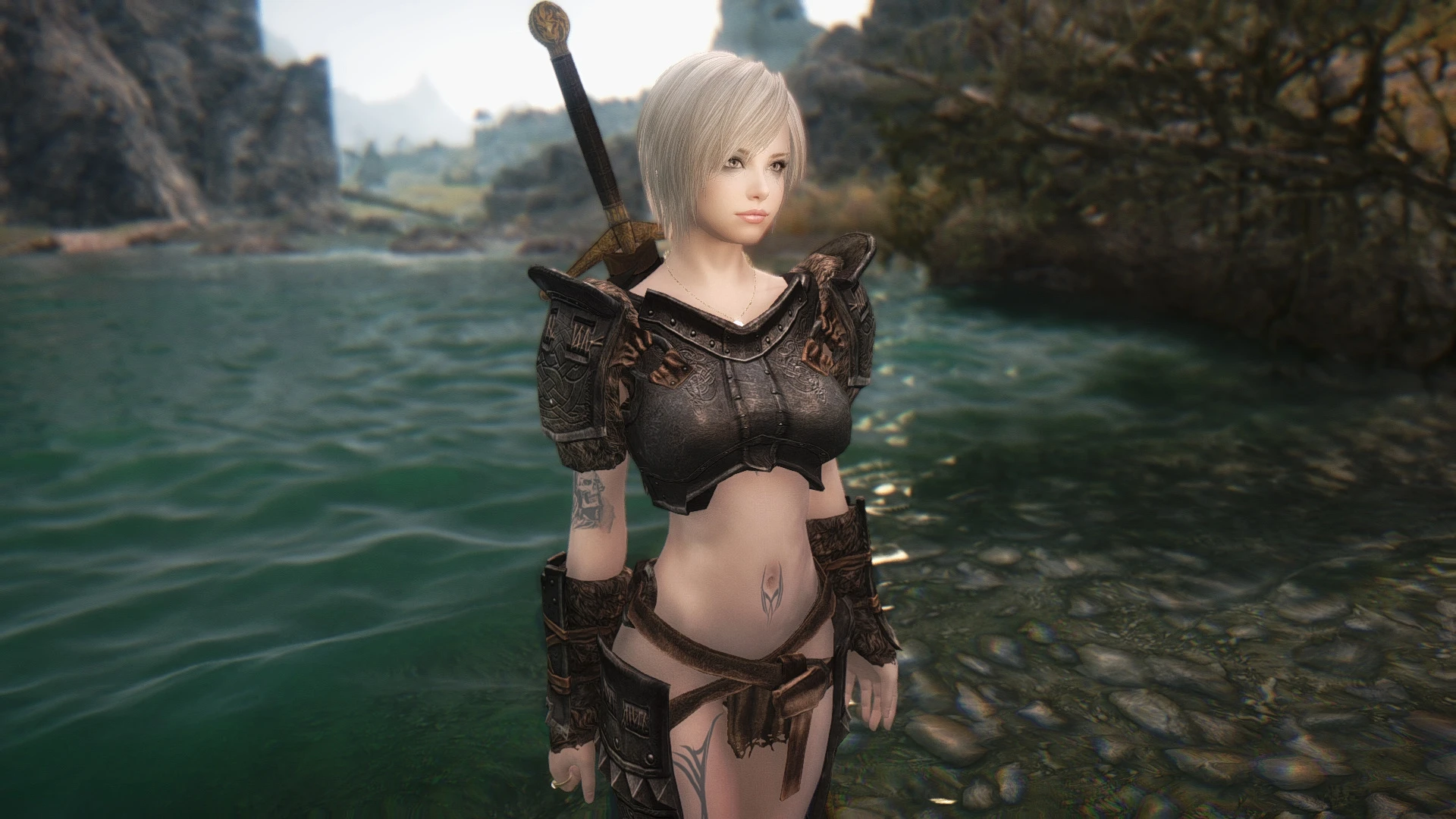 My charackter with short hair at Skyrim Nexus - Mods and ...