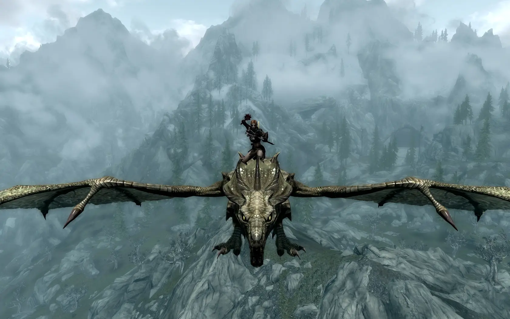 can you ride a dragon in skyrim