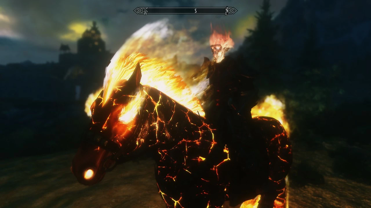 skyrim ghost rider mod