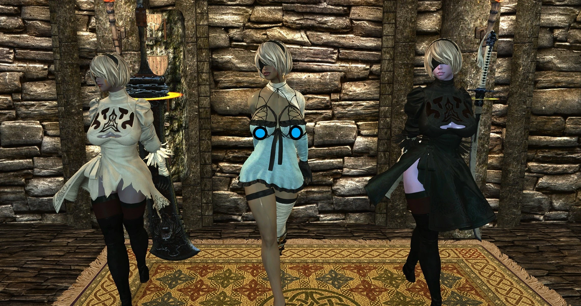 2B Outfit Collection CBBE DONE at Skyrim Nexus - Mods and Community